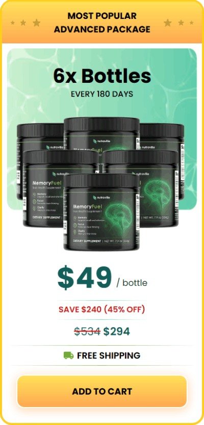MemoryFuel Buy 6 Bottles